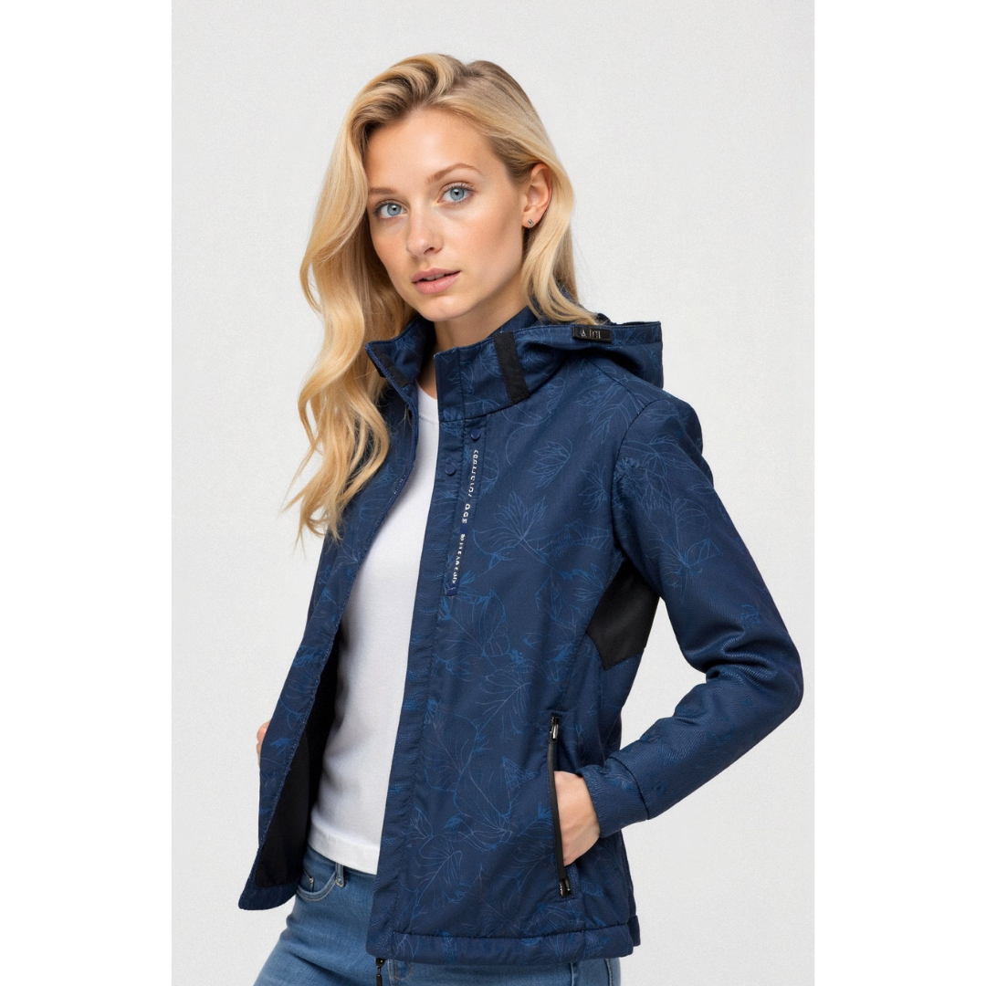 Dames Windbreaker – Lichtgewicht Jas met Capuchon en Doorlopende Rits