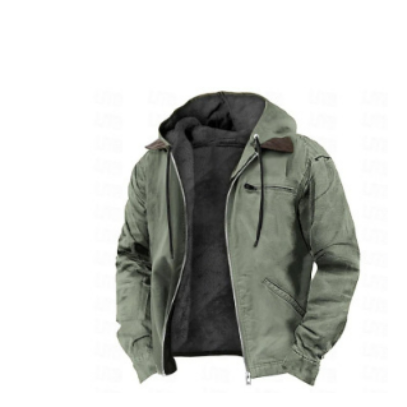 Heren Klassieke Hoodie Warm Regenjas