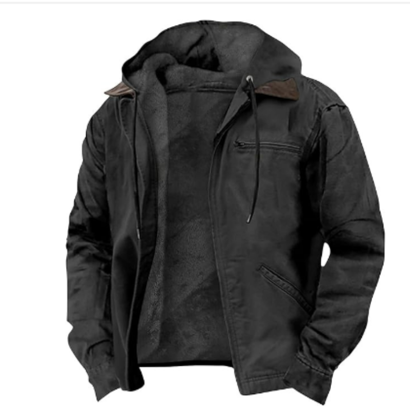 Heren Klassieke Hoodie Warm Regenjas