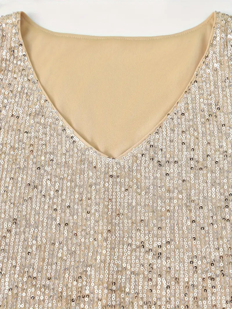 Alyana - Mouwloze Top met Pailletten 7