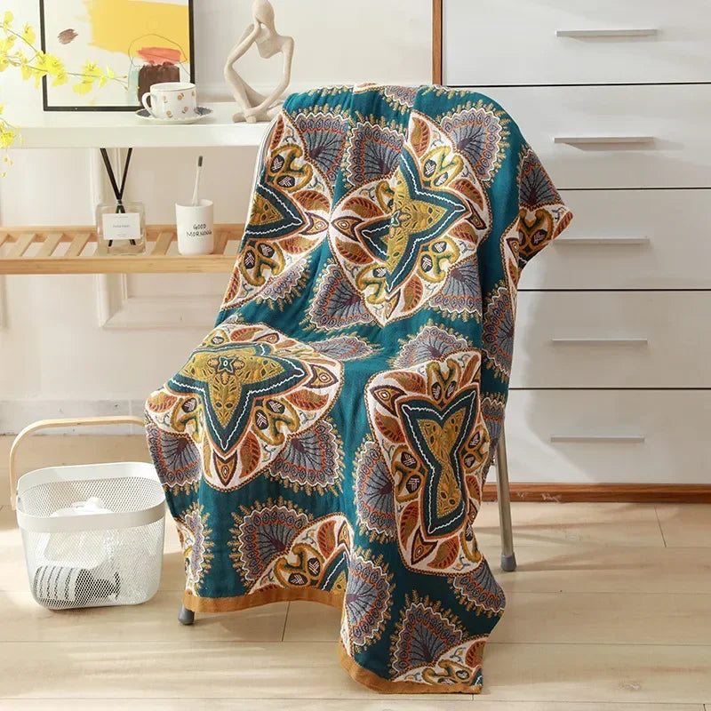 Bohemian Strandhanddoek Groot van Katoen - 80x160cm, 21 Kleuren 12