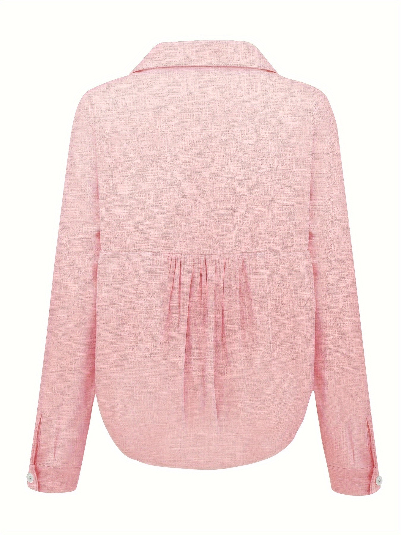 Dames Overhemd Katoenmengsel Ademend Casual Fashion 8