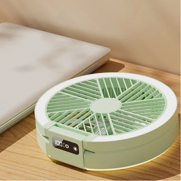 Draagbare Elektrische Ventilator met LED Display – Stil en Draadloos 2