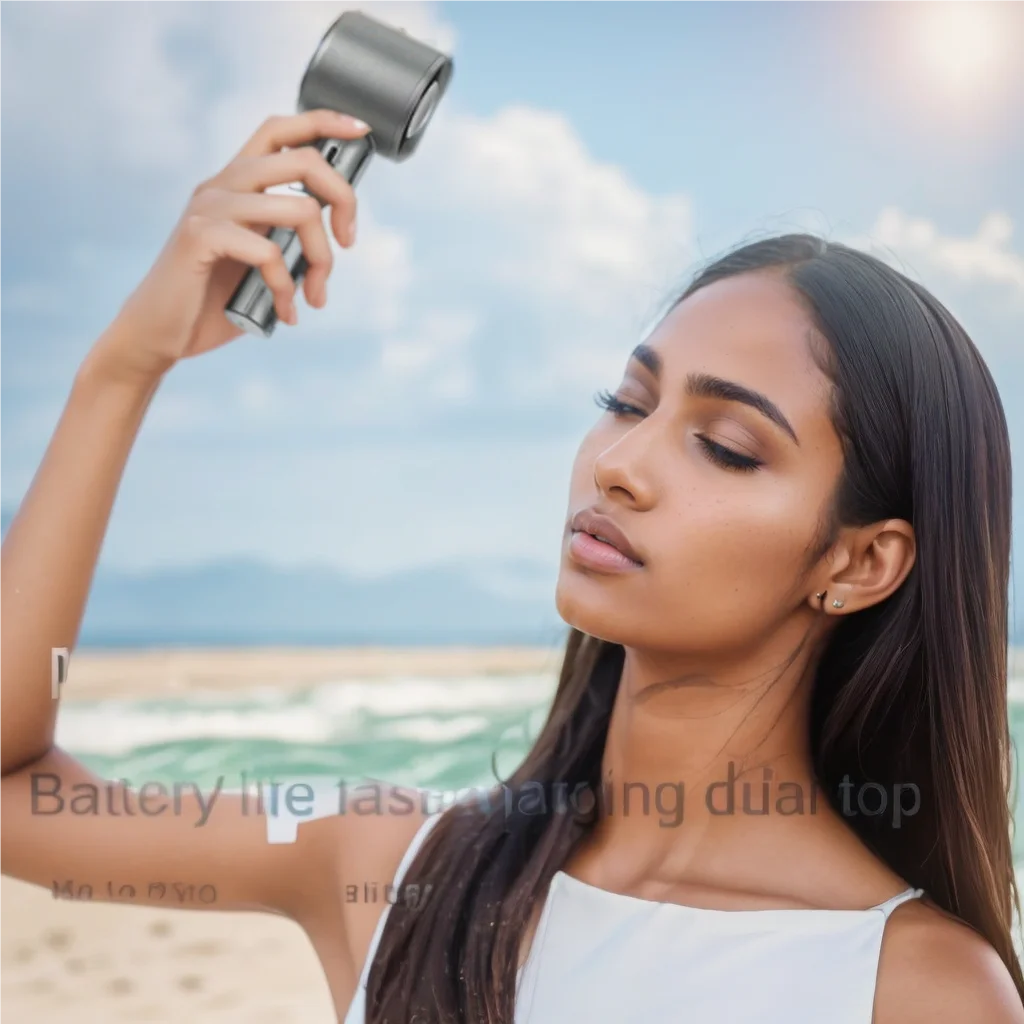 Draagbare Handventilator met 120 Windsnelheden en USB Oplaadbaar 3