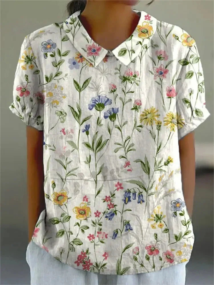 FLORA | Shirt met bloemenprint 1