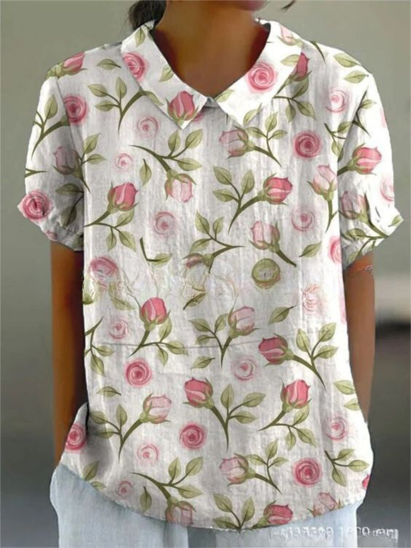 FLORA | Shirt met bloemenprint 7