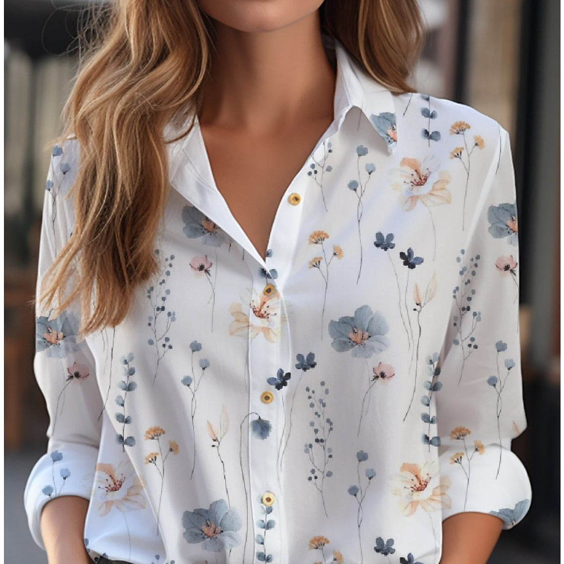 FLORIEN | Blouse met bloemenprint 0