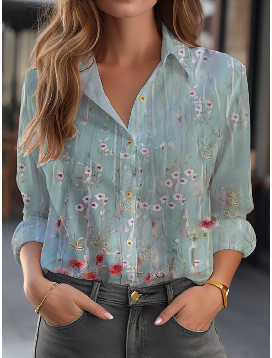 FLORIEN | Blouse met bloemenprint 9