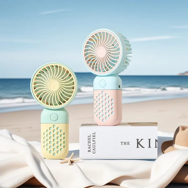 Handheld Oplaadbare Ventilator – Compact USB Mini Ventilator met 5 Snelheden 3