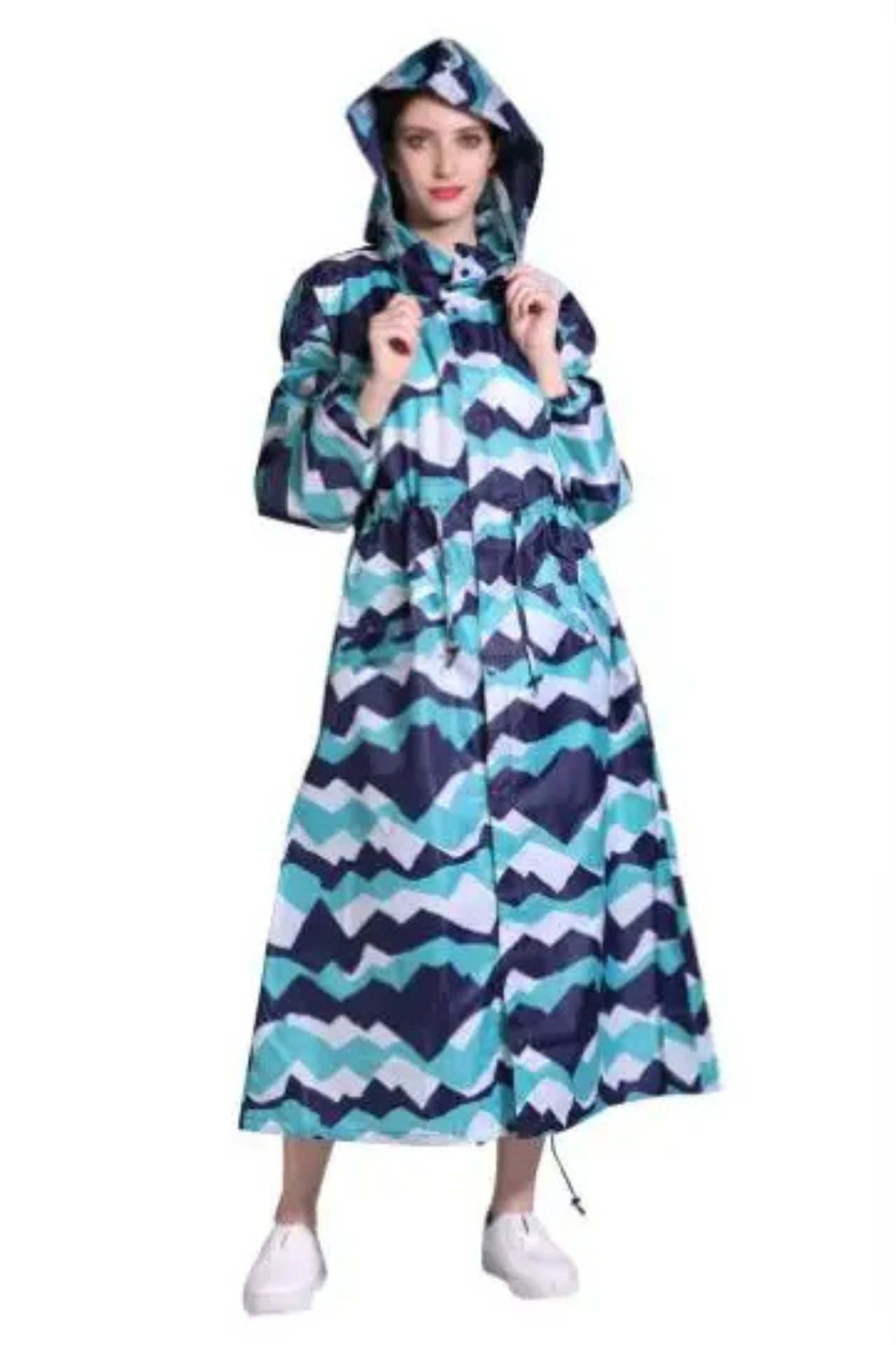 Eulària - Lange Waterdichte Regenjas