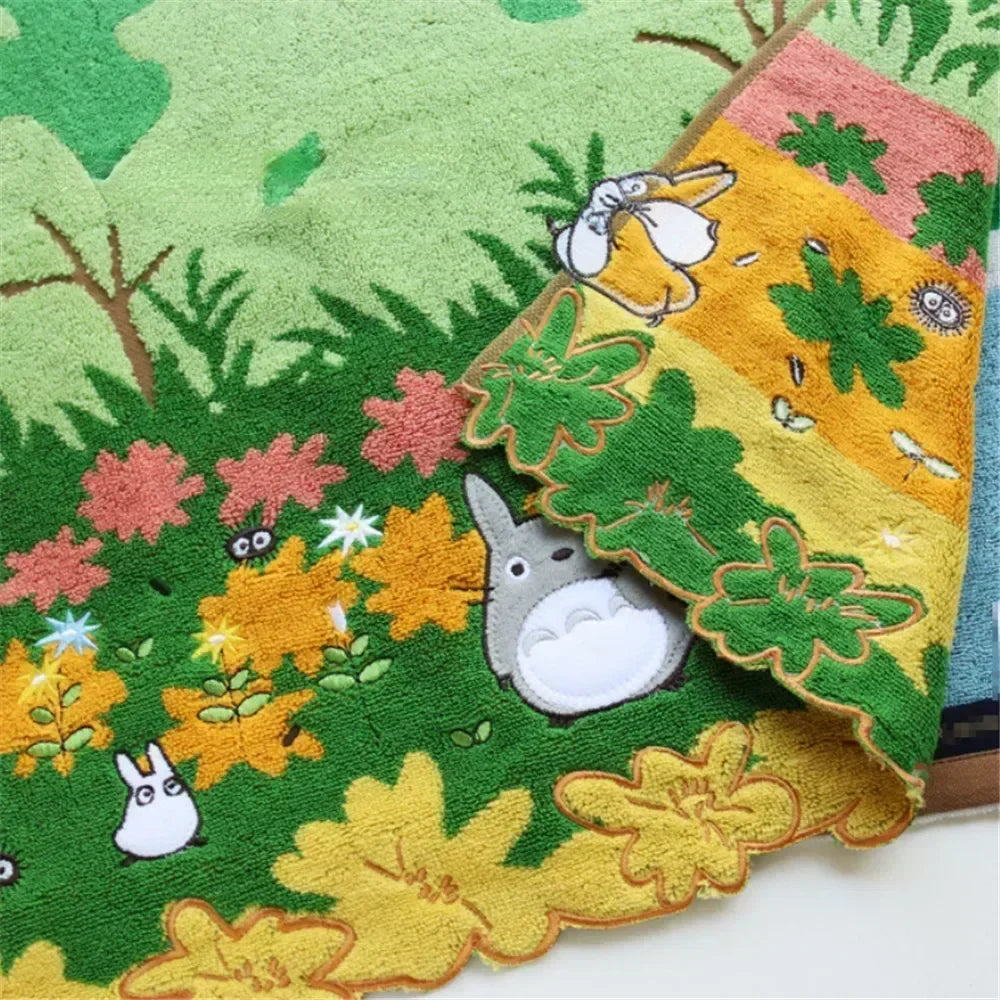 Katoenen Handdoeken met Cartoon Borduurwerk voor Kinderen en Volwassenen 3