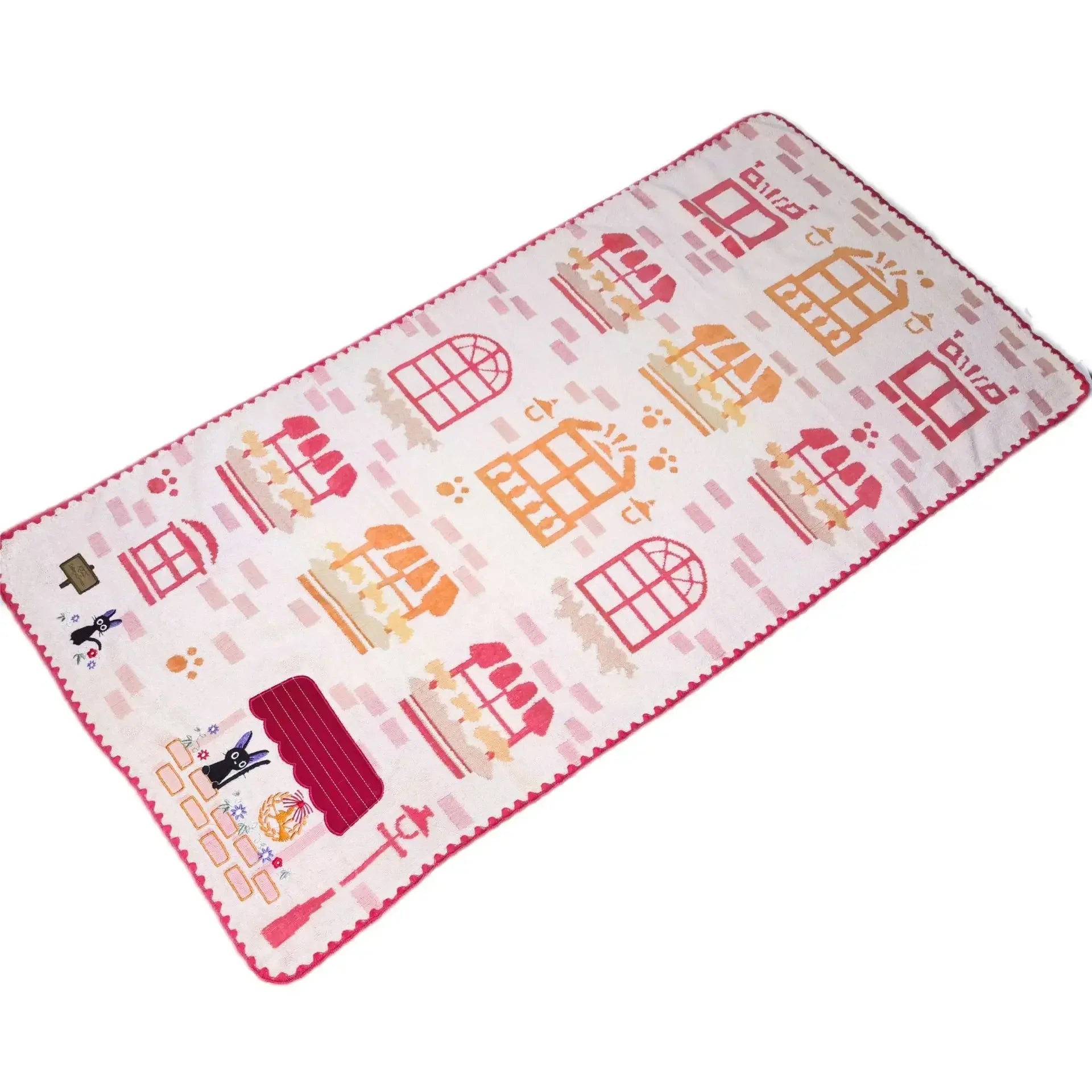 Katoenen Handdoeken met Cartoon Borduurwerk voor Kinderen en Volwassenen 7