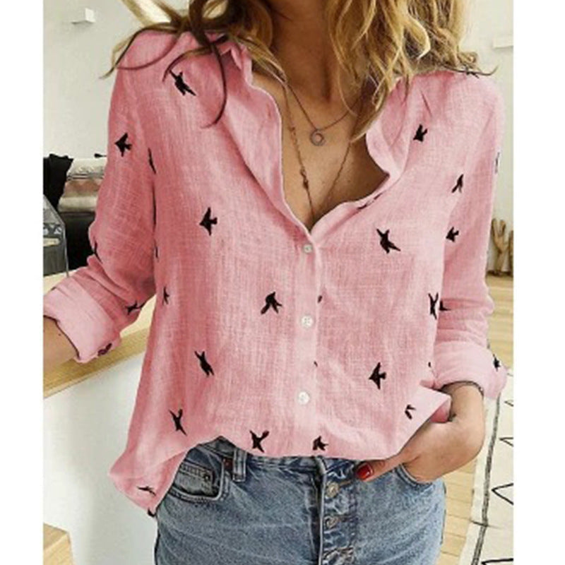 Blouse Dames Zomer Luchtige Stijl Met Kleurenkeuzes