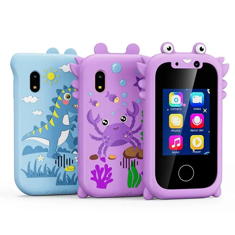 Kinderen Smartphone Speelgoed Groen 512 MB Siliconen Touchscreen Educatief-1