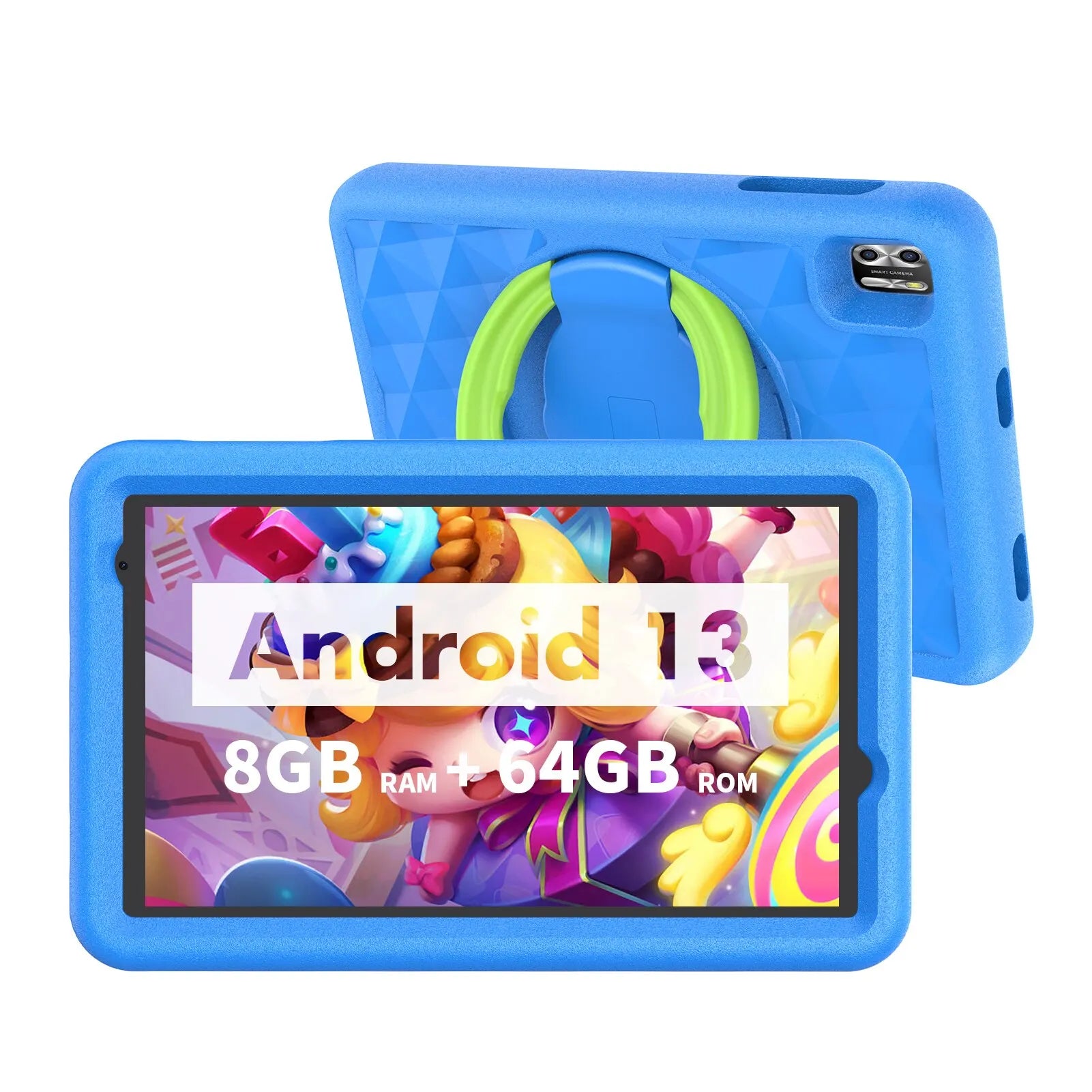 Variant image for Kindertablet 8 Inch met Android 13, Quad Core, 8 GB RAM, 64 GB Opslag en Dubbele Camera voor Kinderen-1