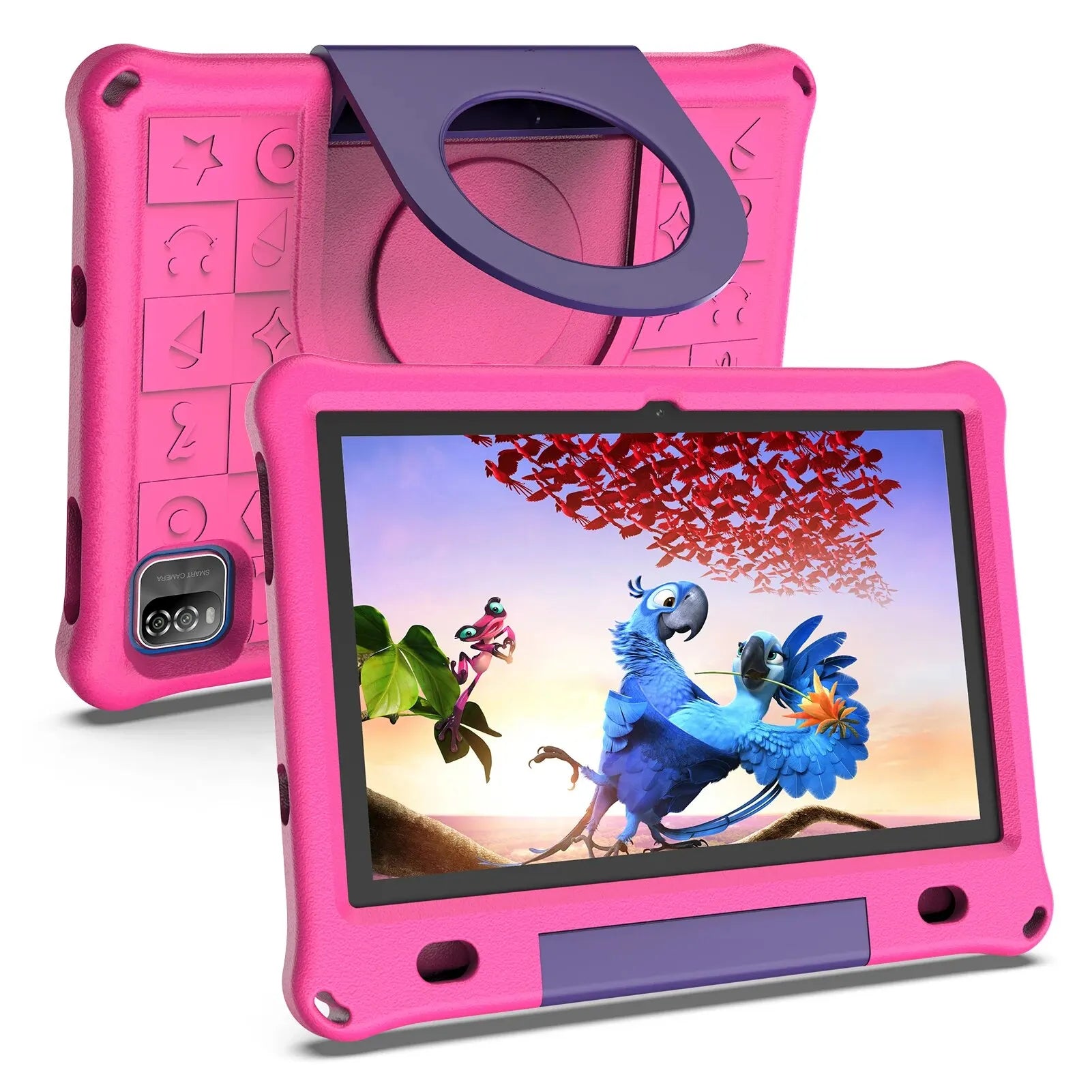 Kindertablet 10,1 Inch met Android 12, Quad Core, 3GB RAM, 64GB ROM, EVA Beschermhoes voor Kinderen-1