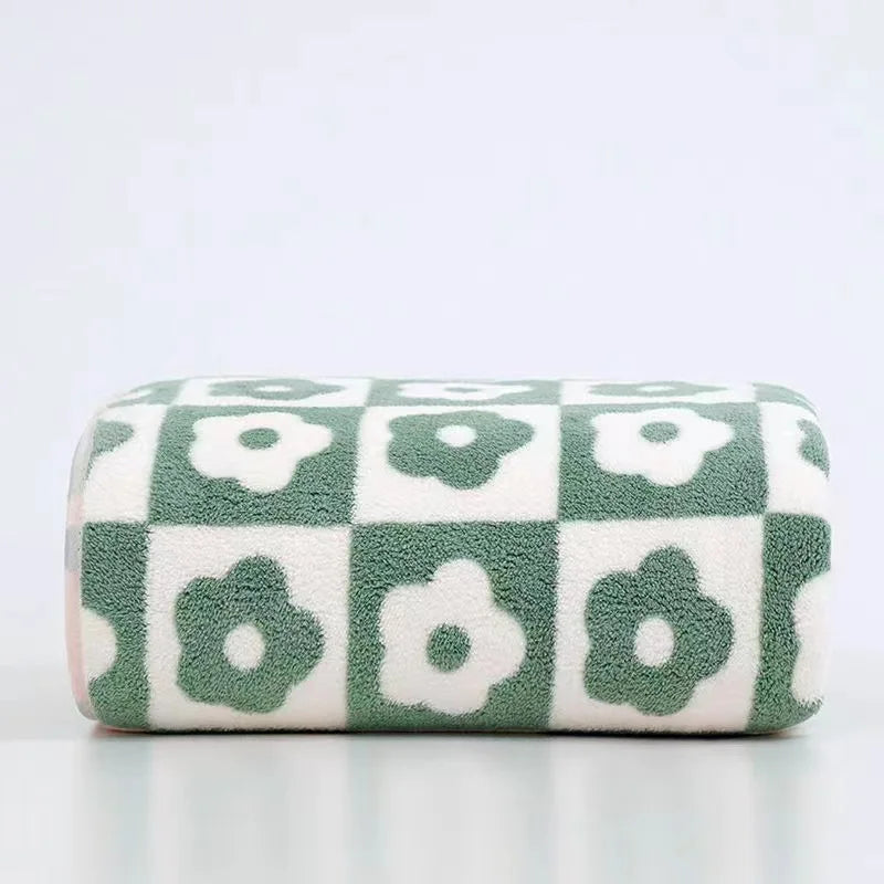 Sneldrogende Microfiber Gezichtsdoek 35x75 cm met Bloemenpatroon 3