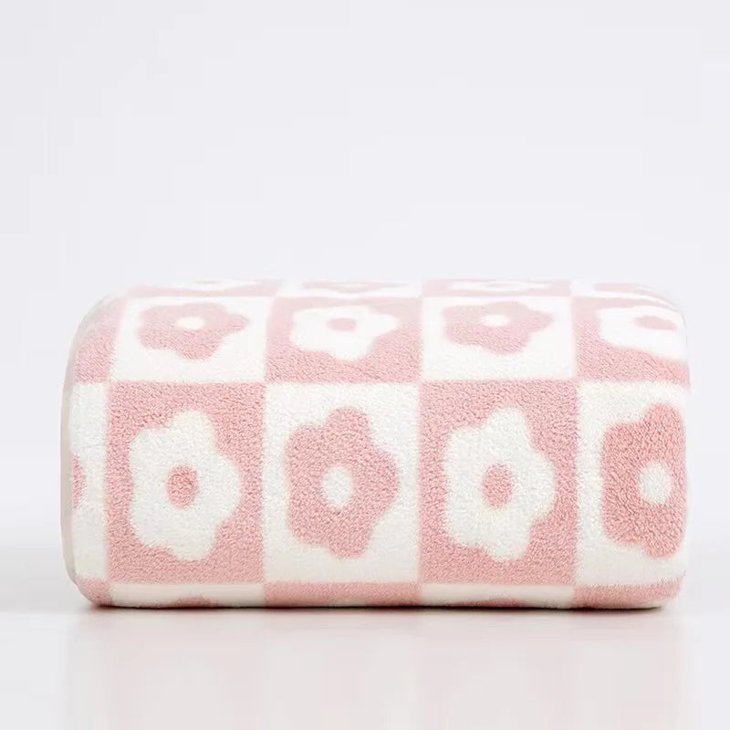 Sneldrogende Microfiber Gezichtsdoek 35x75 cm met Bloemenpatroon 4