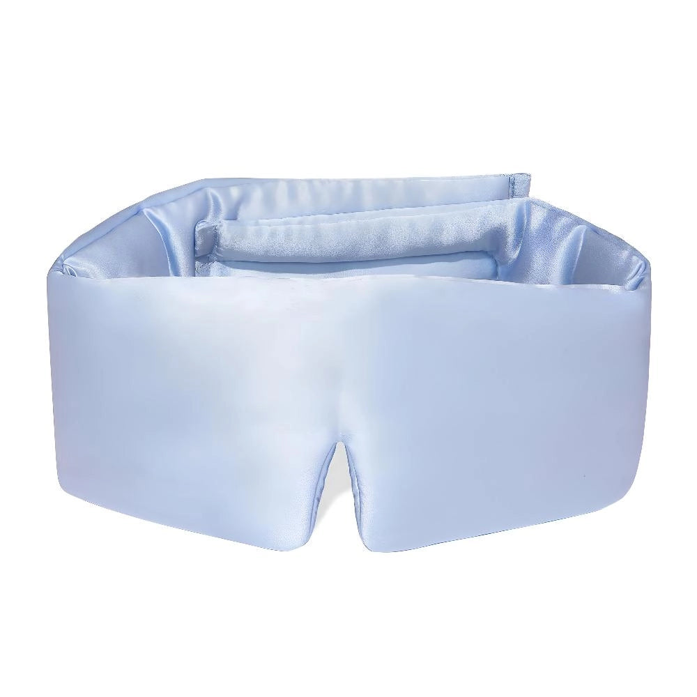 Luxe Teal Zijde Oogmasker - Comfortabel, Hypoallergeen & Verstelbaar