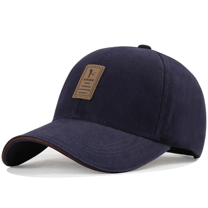 Unisex Baseball Cap Effen Kleur Verstelbare Sportpet voor Comfort en Stijl