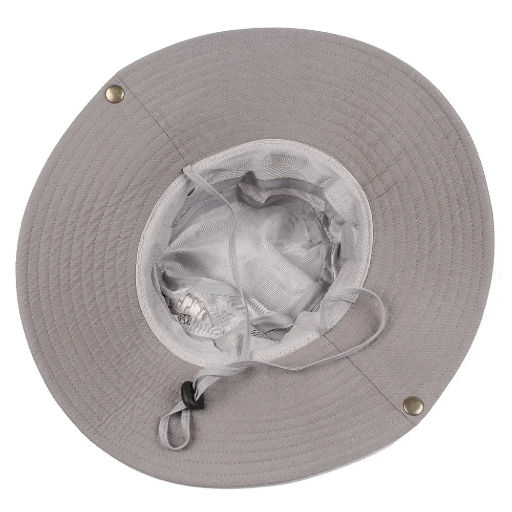 Zomerhoed Heren met UV-bescherming en Brede Rand