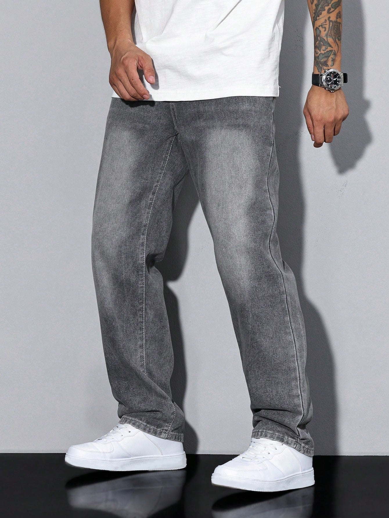 Calico - Effen kleur casual heren jeans