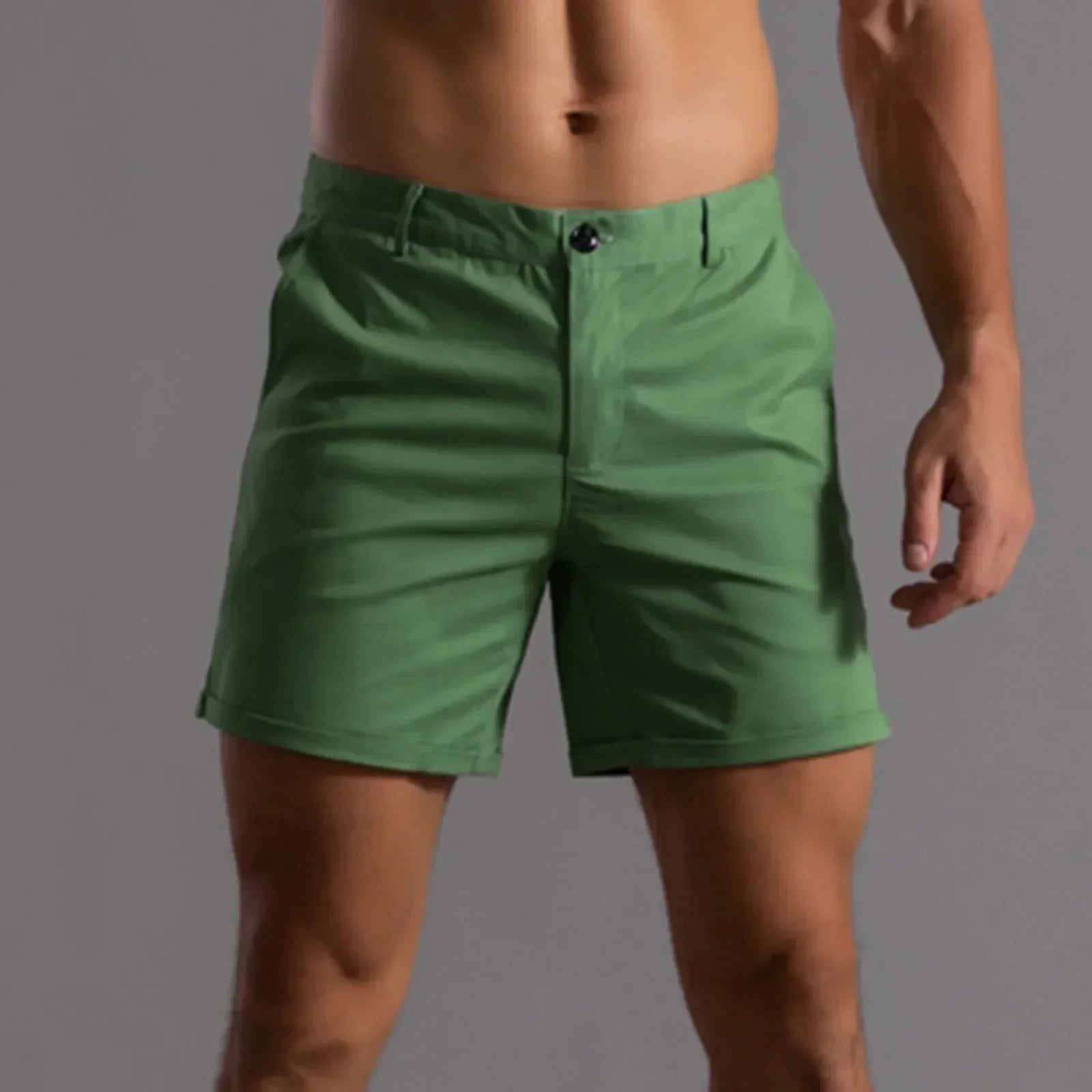 Chino Shorts Katoen Comfort Voor Heren Zomer Pasvorm