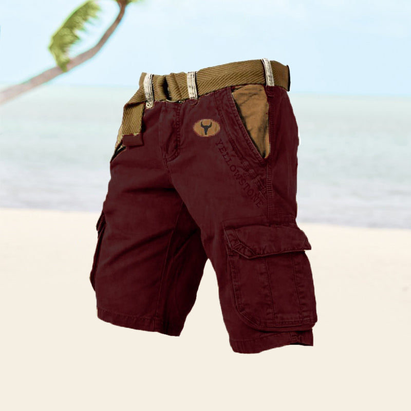 Veelzijdige Cargo Shorts Voor Heren Met Ruime Opbergzakken En Comfortabele Pasvorm