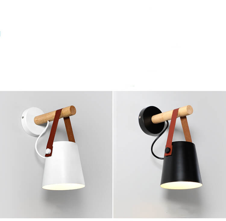 TimberLite - Wandlamp met Houten Arm