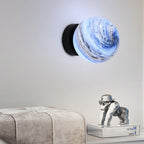 Planet Glass Moderne Plafondlamp Voor Slaapkamer Met Glazen Bol Elegante Design
