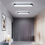 Moderne Nordic Minimalistische Lange LED Dimbare Plafondverlichting voor Woonkamer en Eetkamer