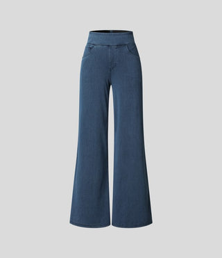 Evie | Comfy Elastische Broek met Hoge Taille