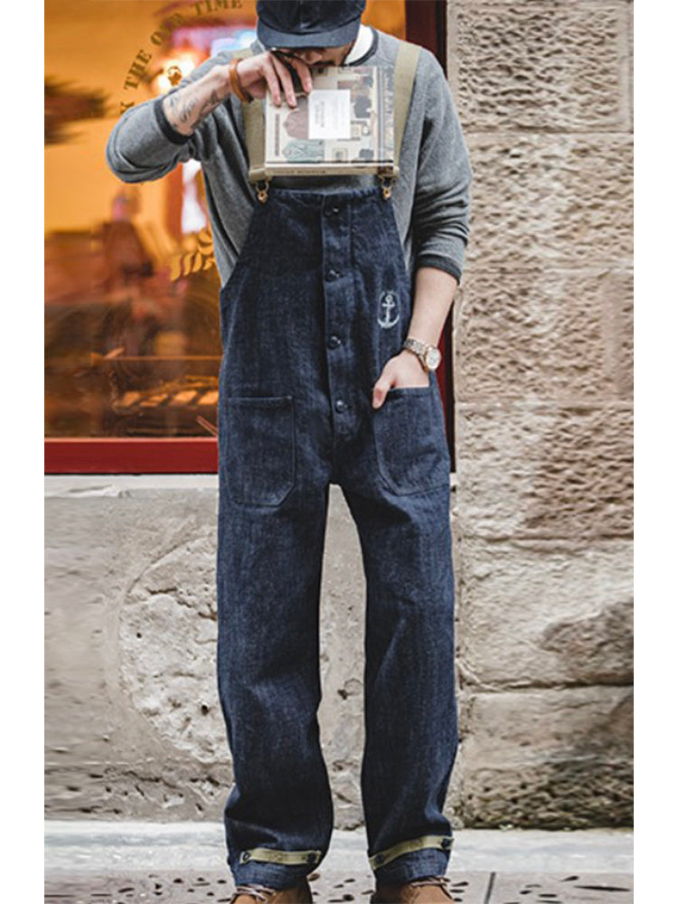 Amerikaanse Retro Stijl Marine Deck Overalls