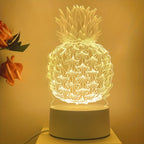TropiGlow - 3D Ananas LED Nachtlamp