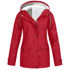 Regenjas Polyester Met Fleecevoering Voor Winterregen