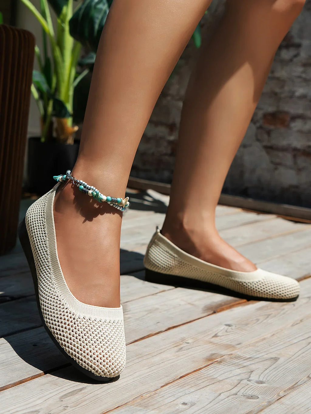 Comfortabele en ergonomische ballerinaschoenen / pantoffels