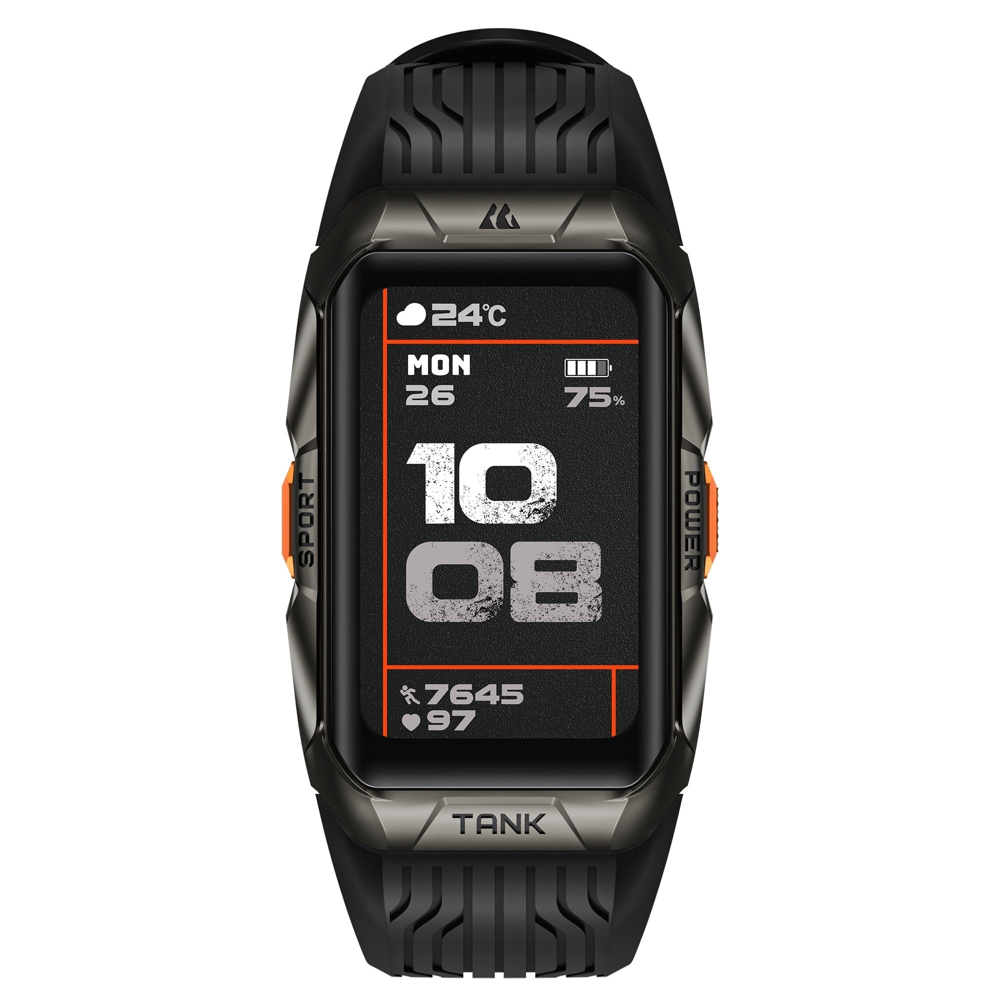 KOSPET TANK X2 ULTRA Smartwatch Met Militaire Testen en Waterdichtheid