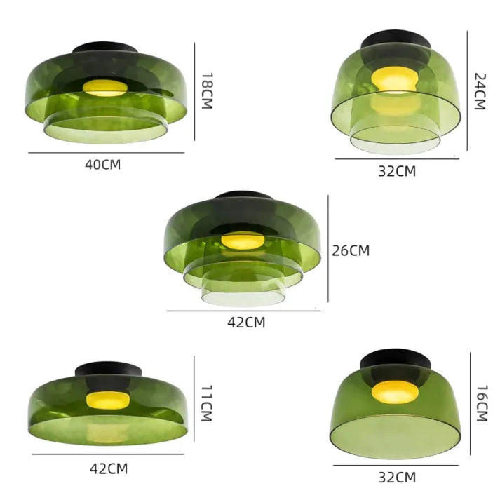 GlassLuxe – Middeleeuwse plafondlamp