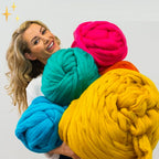 1000 gram XXL Chunky Breigaren - LuxaWool 6
