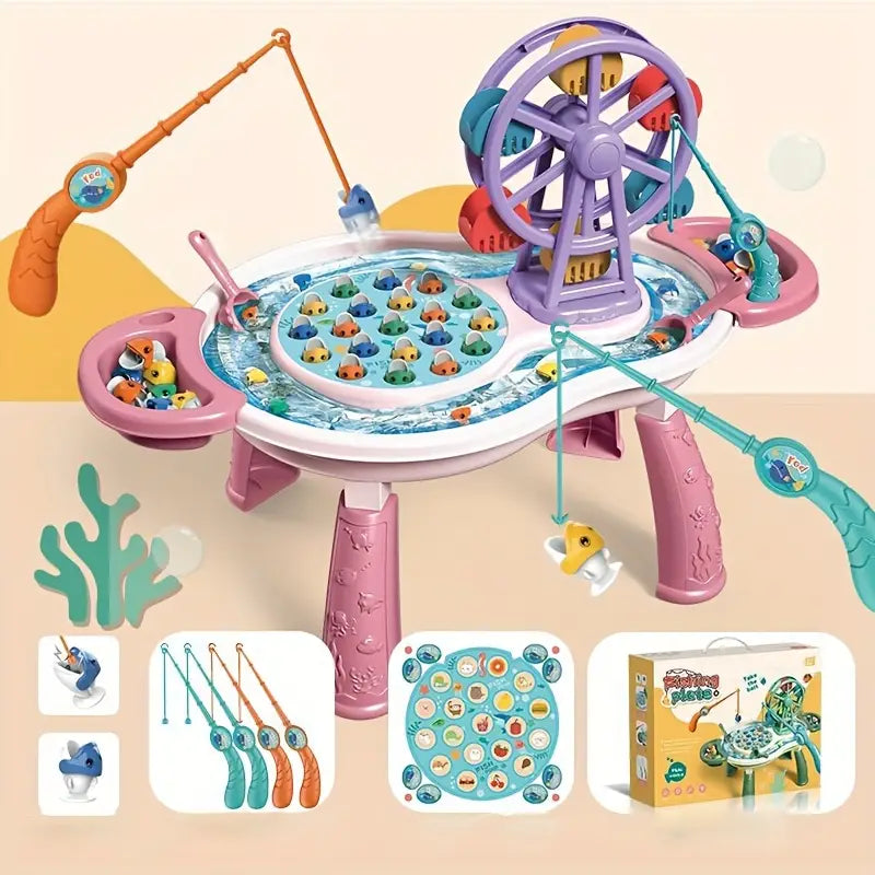 Water Speeltafel Met Magnetische Visjes, Kleurrijk Educatief
