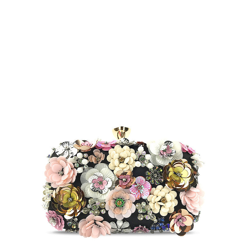 De Fiona Clutch Bag Vegan Leren Kleine Schoudertas met Gouden Hardware