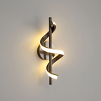 Moderne Spiraal Ontwerp Wandverlichting met Led Drie-Kleur Veranderend Licht