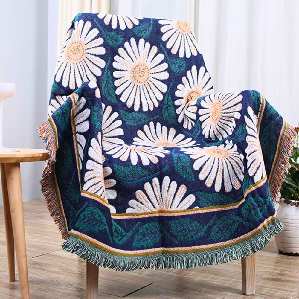 Bohemian Shiragiku Tassel Katoenen Breikleed