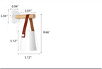 TimberLite - Wandlamp met Houten Arm