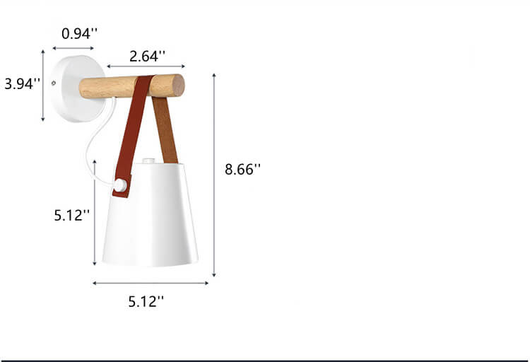 TimberLite - Wandlamp met Houten Arm
