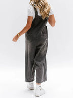 Losse Pas Versleten Denim Overalls