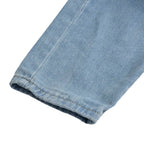 Versleten Verweerd Gewassen Denim Overalls