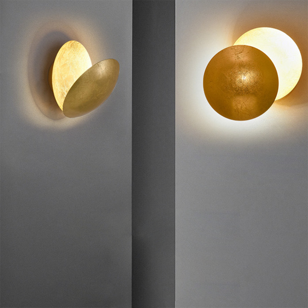 Creativiteit Rotatable Ronde Maan Wandlamp voor Slaapkamer en Woonkamer