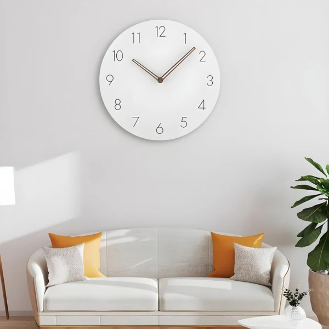 Nork - Minimalistische Houten Wandklok