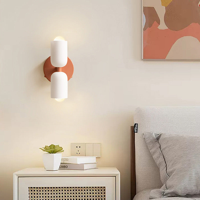 Moderne Dubbele Wandlamp Voor Slaapkamer Met Verstelbare Koppen